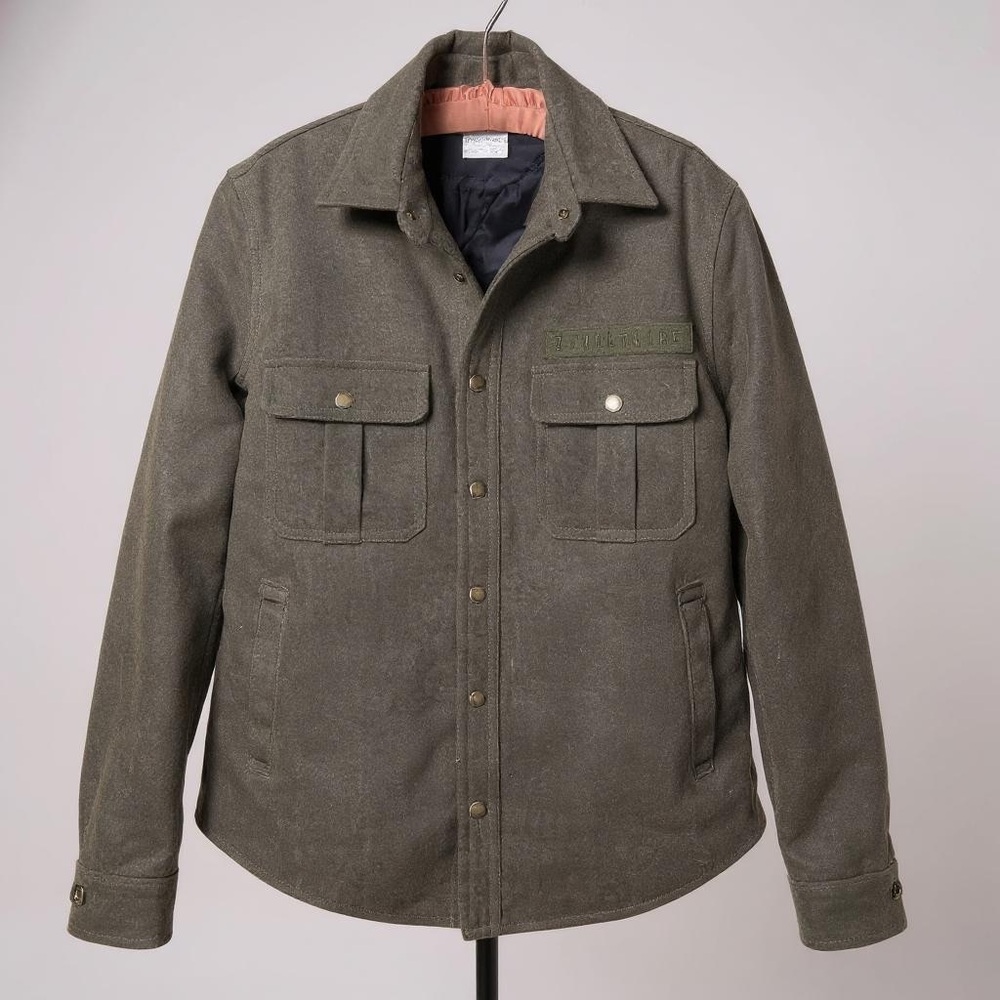 NWOT Zadig & Voltaire Green Military Field Jacket